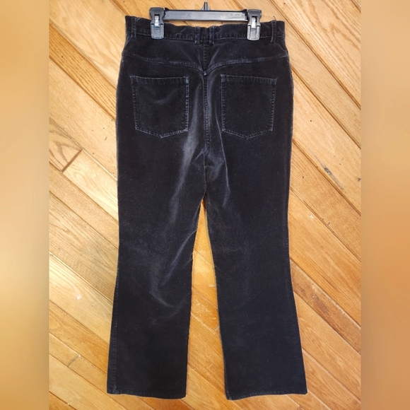 Christopher & Banks black velvet pants size 6 - Picture 10 of 16